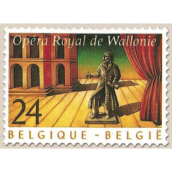Bélgica - 2253 - 1987 20º Aniv. de la Real Ópera de Valonia Lieja Lujo Bélgica - 2253 - 1987 20º Aniv. de la Real Ópera de Valonia Lieja Lujo
