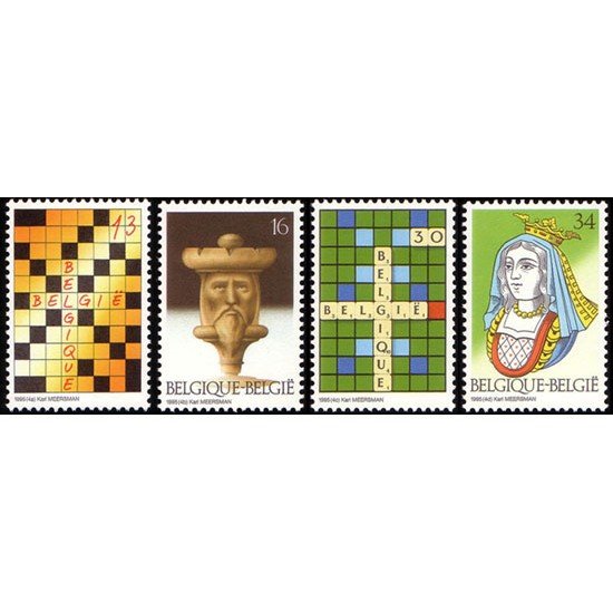 Bélgica - 2592/95 - 1995 Juegos de sociedad Lujo Bélgica - 2592/95 - 1995 Juegos de sociedad Lujo
