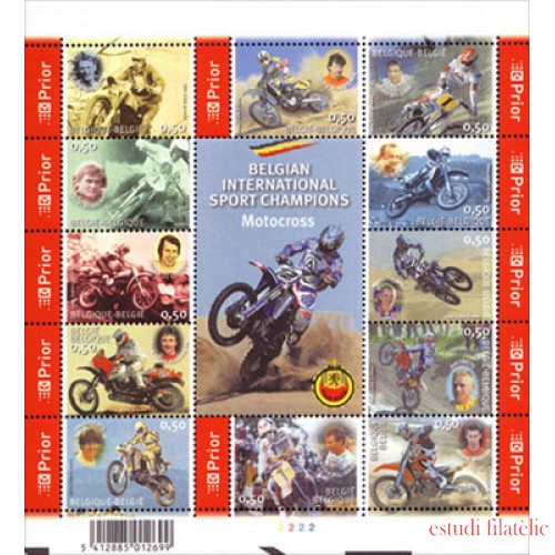 Bélgica - 3321/32 2004 Campeones del mundo de moto-cross Lujo