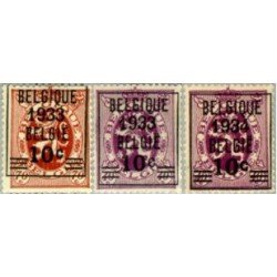 Bélgica - 375/76 - 1933-34 Sellos de 1929-32 Escudos Lujo Bélgica - 375/76 - 1933-34 Sellos de 1929-32 Escudos Lujo