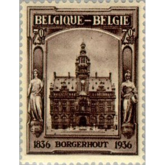 Bélgica - 436 - 1936 Expo filatélica de Borgerhout Lujo