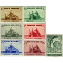 Bélgica - 471/77 - 1938 Para la Basíllica de Koekelberg MH Bélgica - 471/77 - 1938 Para la Basíllica de Koekelberg MH