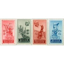 Bélgica - 781/84 - 1948 Por la fundación Anseele Lujo Bélgica - 781/84 - 1948 Por la fundación Anseele Lujo