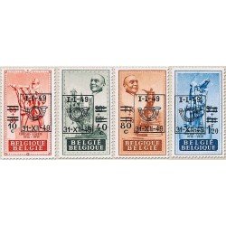 Bélgica - 803/06 - 1949 Sellos de 1948 Fundación Anseele Lujo