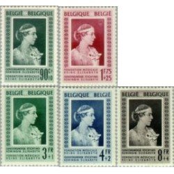 Bélgica 863/67 1951 Por la fundación médica Reina Elisabeth MH