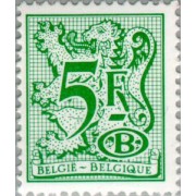 Bélgica - 80-S - 1980 Serie León heráldico Lujo