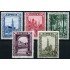 Bélgica - 1/5-U - 1929 Edificios y lugares Fijasellos