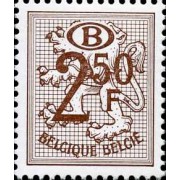 Bélgica - 81-S - 1980 Serie León heráldico lujo