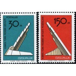 Chipre turco - 30/31 - 1976 Liberación Lujo Chipre turco - 30/31 - 1976 Liberación Lujo