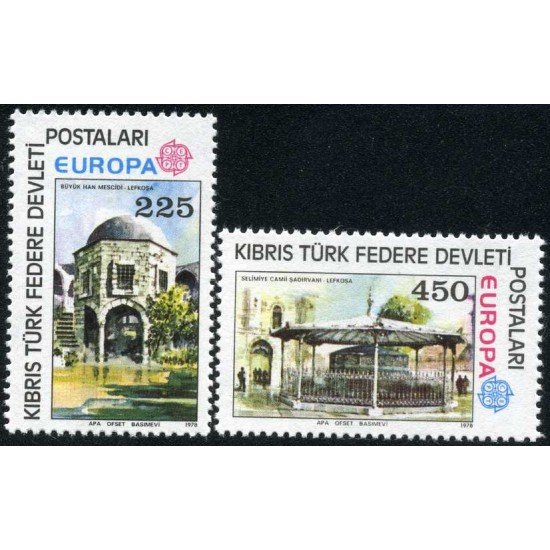 Chipre turco - 46/47 - 1978 Europa Edificaciones Lujo